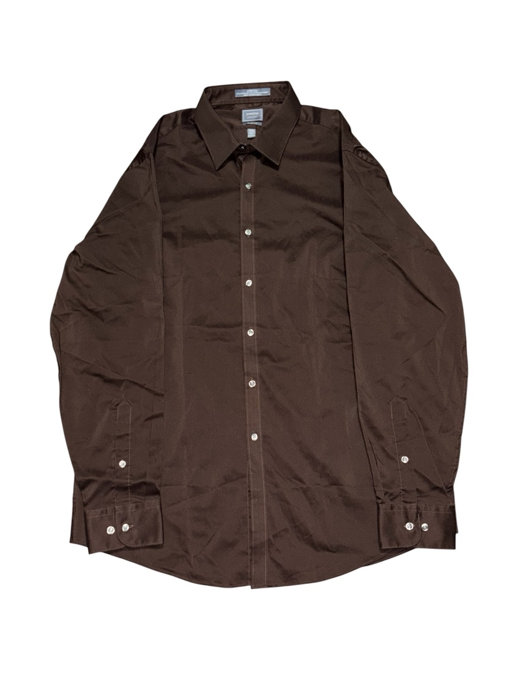 brown long sleeve button up